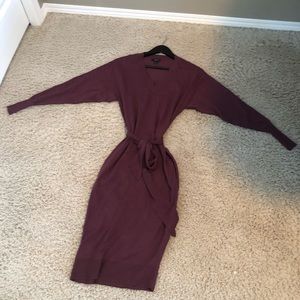 Rw and Co knit balloon sleeve dress